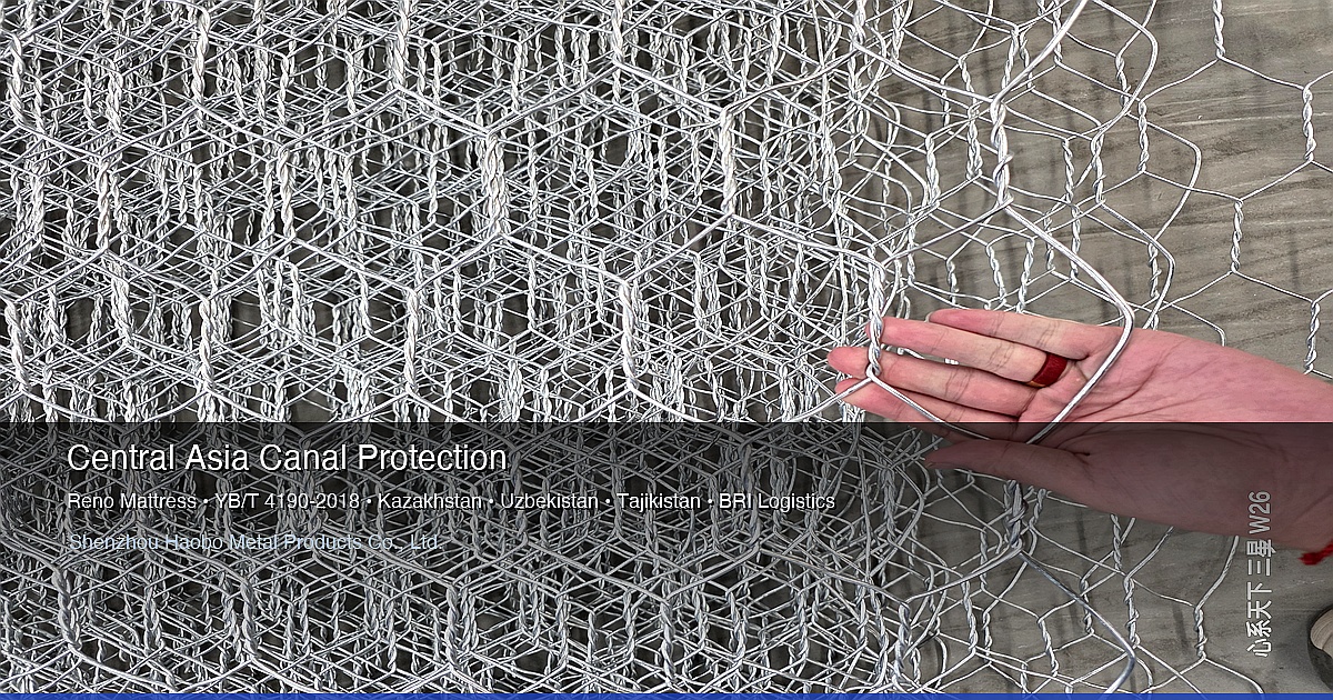 Gabion Channel Lining & Erosion Control for Central Asian Irrigation Canals: Kazakhstan, Uzbekistan, Tajikistan Water Infrastructure Rehabilitation