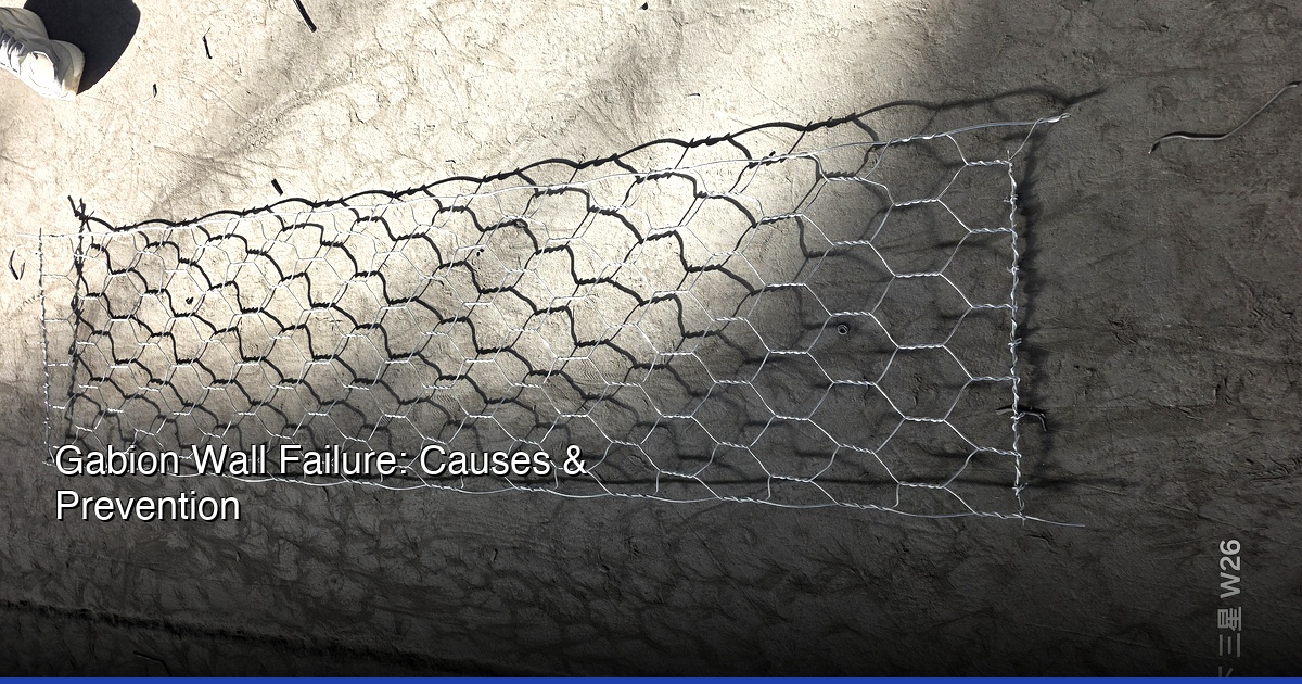 Gabion Wall Failure: Common Causes and How to Prevent Them