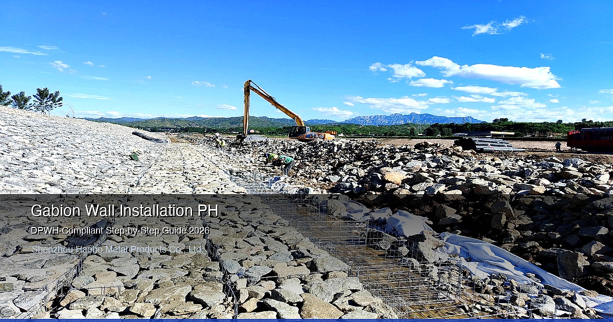 Gabion Wall Installation Guide for Philippine Contractors: DPWH-Compliant Step-by-Step Process 2026