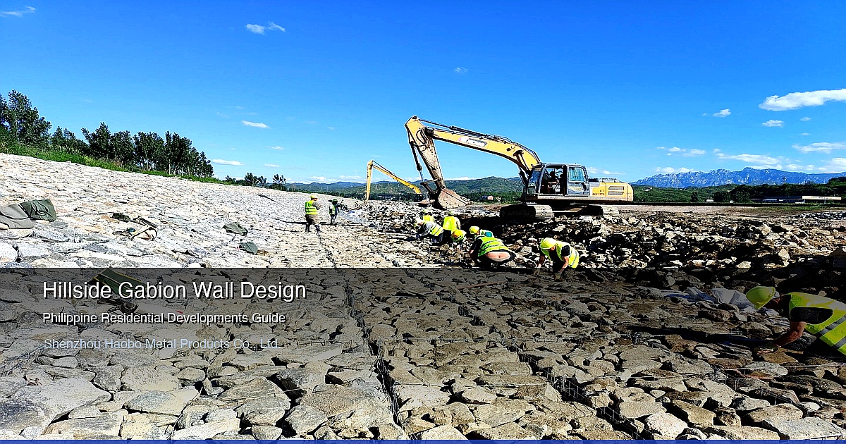 Gabion Wall Design for Philippine Hillside Residential Developments: Tagaytay, Baguio, and Antipolo Engineering Guide 2026