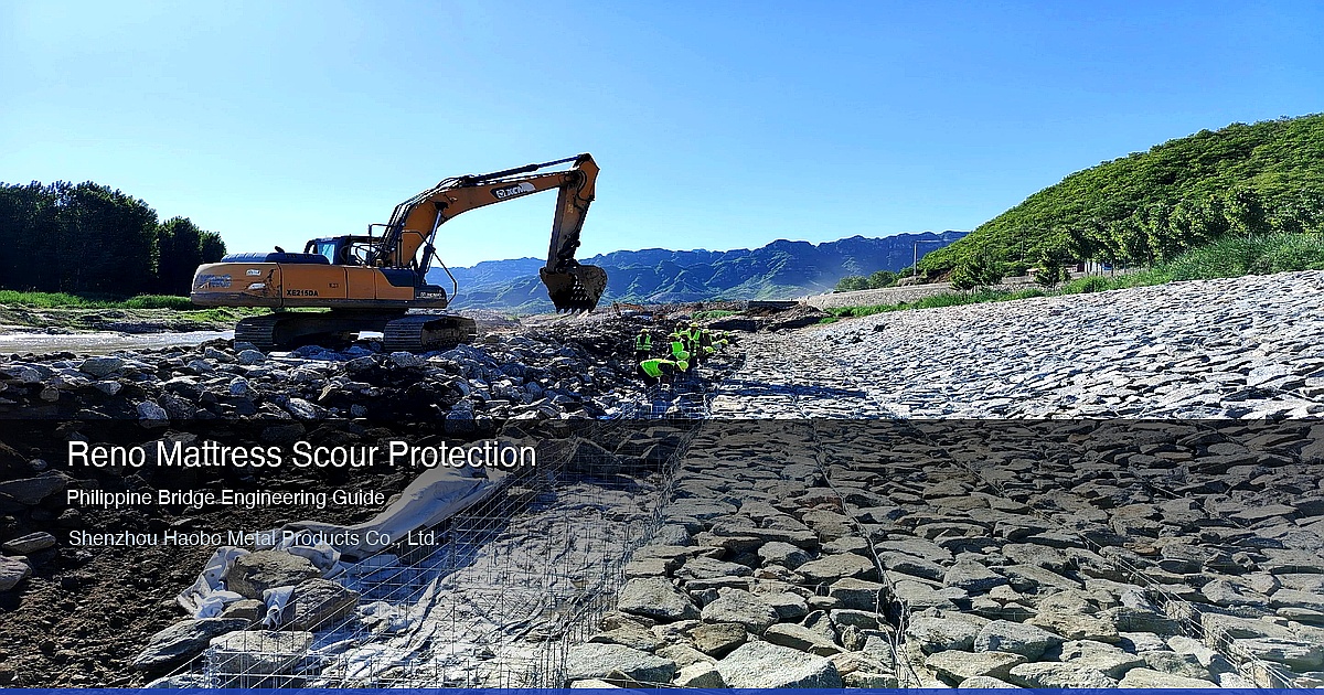 Reno Mattress Bridge Scour Protection Design for Philippine Rivers: DPWH Item 502 Specification Guide 2026