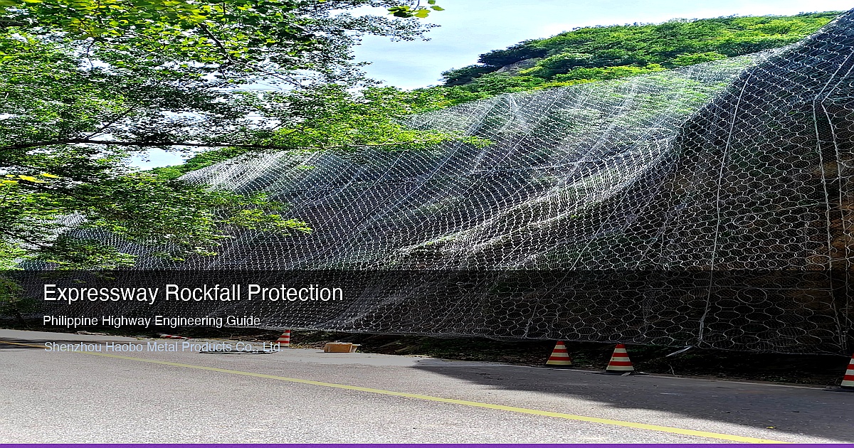 Rockfall Protection Netting Installation Guide for Philippine Expressway Projects: TECCO Active Systems, DPWH Item 516, and TPLEX Case Study 2026
