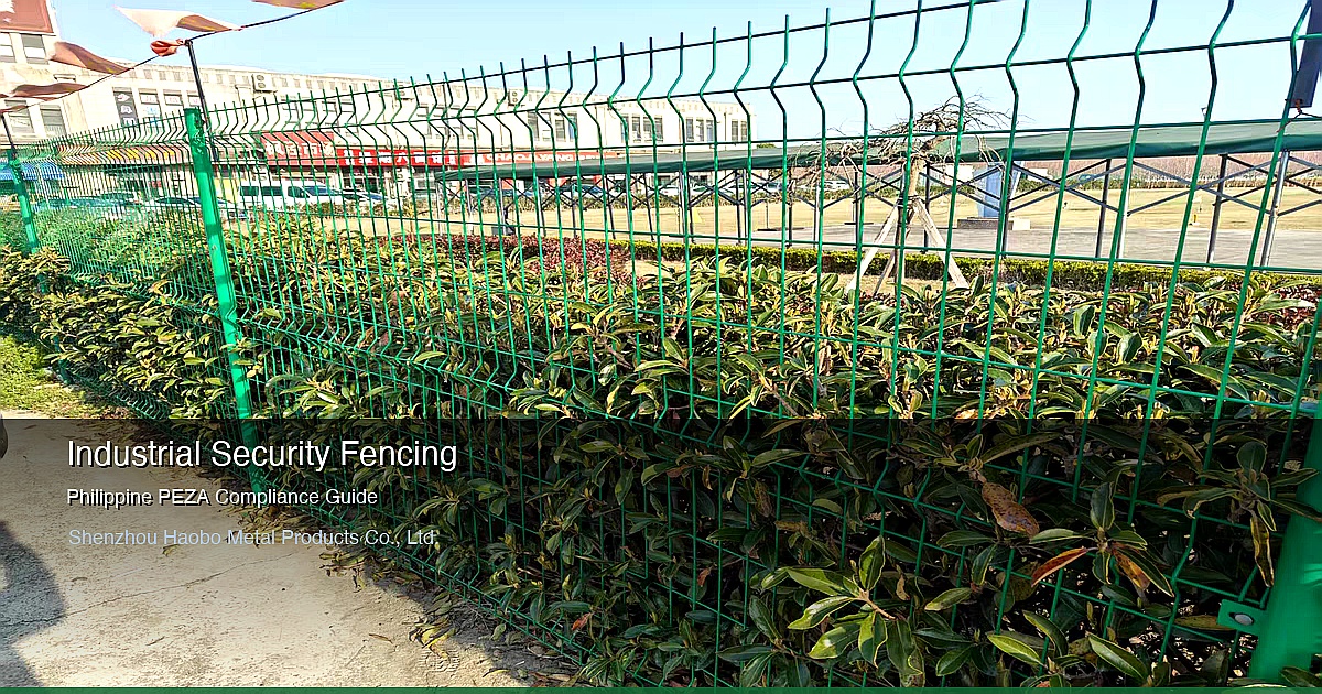 Razor Wire and High-Security Fencing for Philippine Industrial Parks: PEZA Compliance, Typhoon Design, and Installation Guide 2026