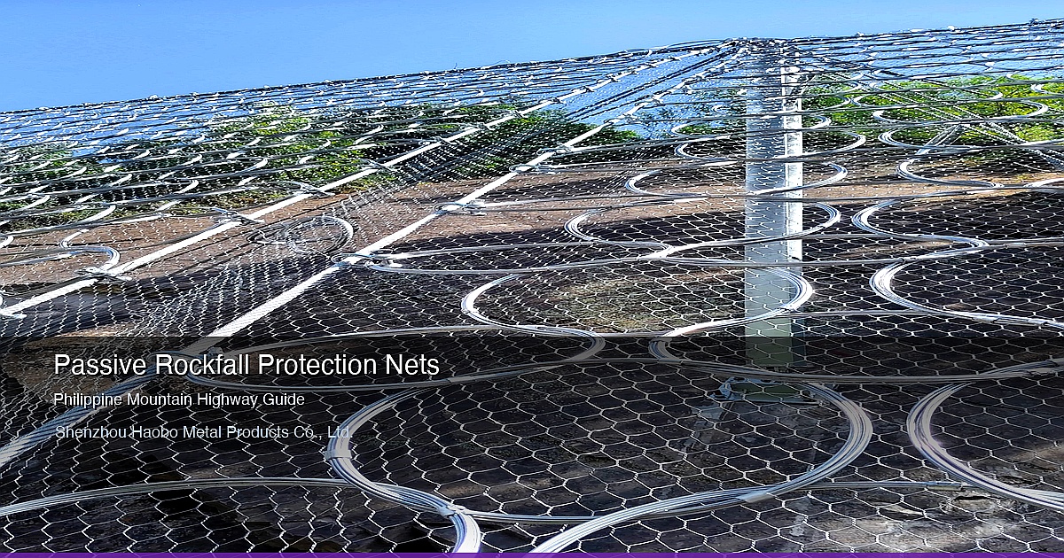 Passive Rockfall Protection Nets for Phi