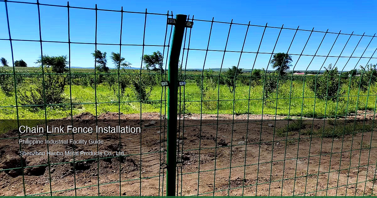 Chain Link Fence Installation Guide for 
