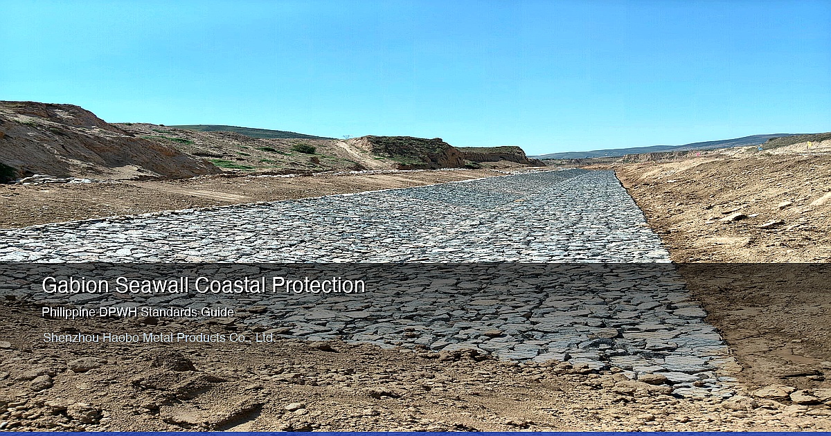 Gabion Seawall for Philippine Coastal Er