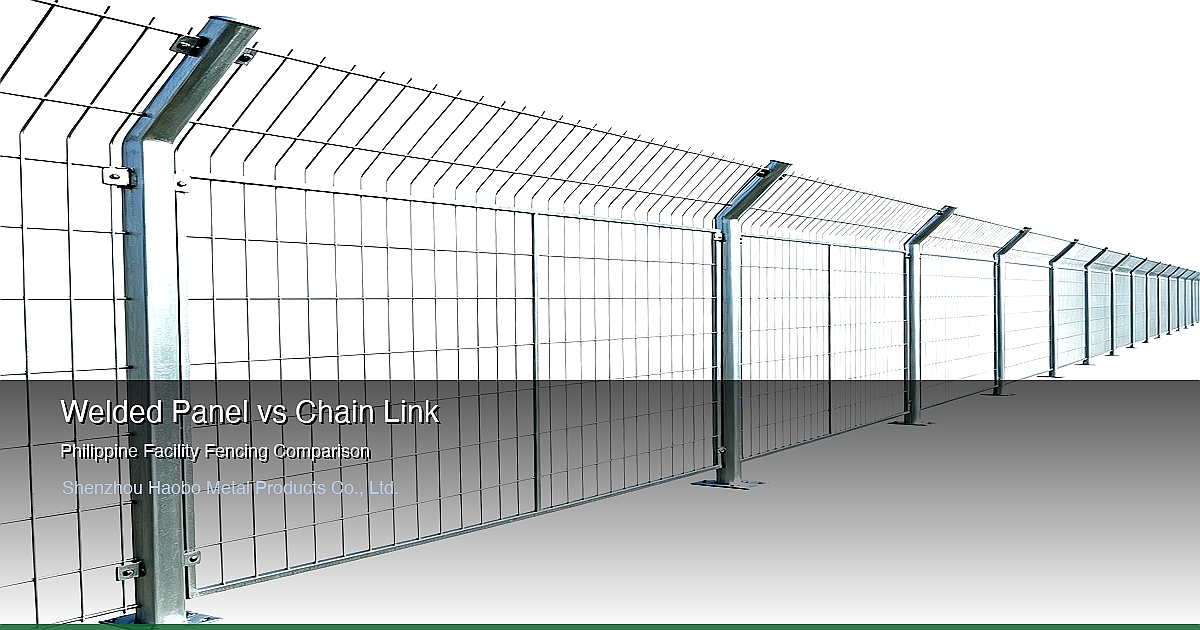 Welded Wire Mesh Panel vs Chain Link Fen