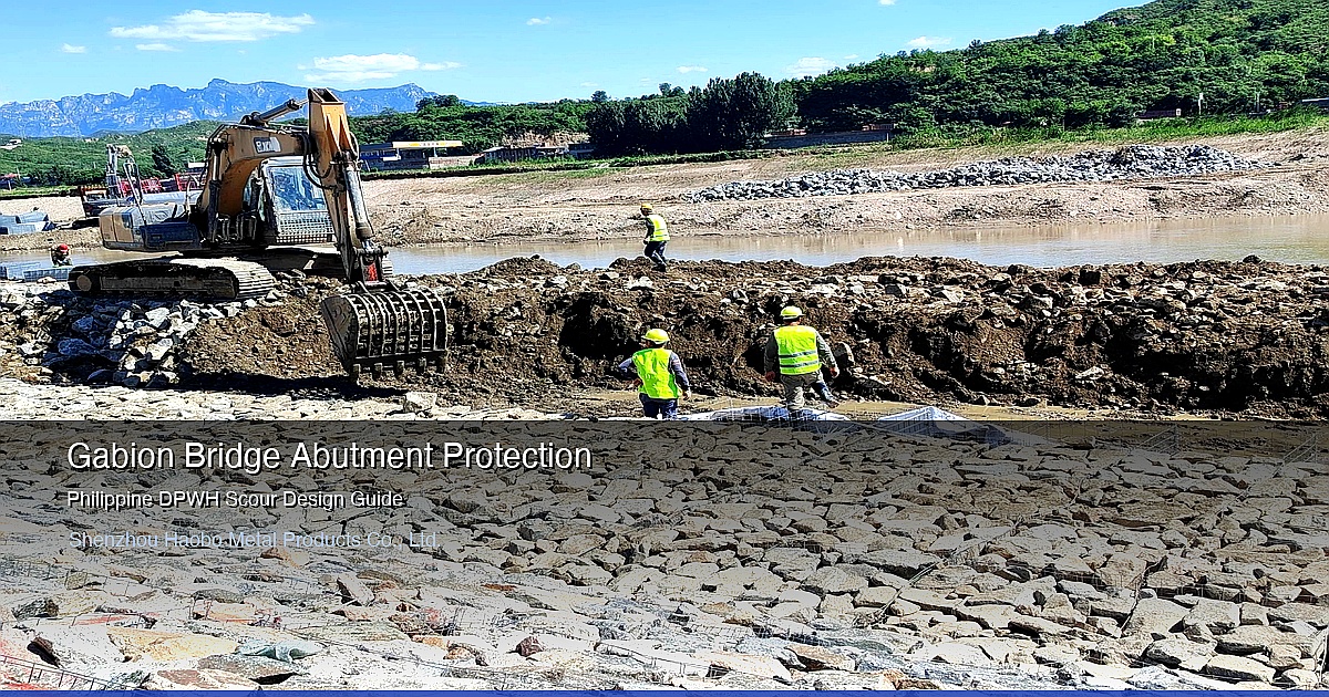 Gabion Bridge Abutment Protection for Ph